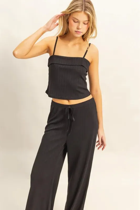 HYFVE Rib Knit Cami Top and Pants Set sold by Gigi Laurent product image thumbnail 4