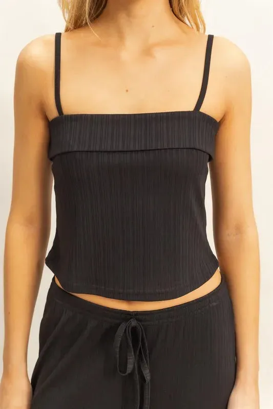 HYFVE Rib Knit Cami Top and Pants Set sold by Gigi Laurent product image thumbnail 5