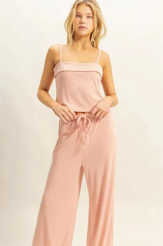 HYFVE Rib Knit Cami Top and Pants Set sold by Gigi Laurent product image thumbnail 2