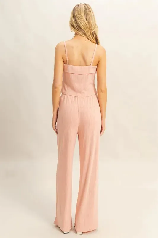 HYFVE Rib Knit Cami Top and Pants Set sold by Gigi Laurent product image thumbnail 4