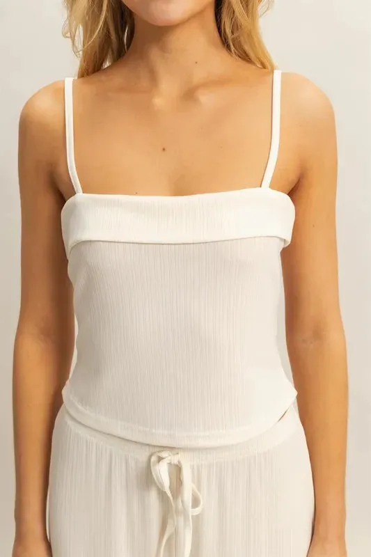 HYFVE Rib Knit Cami Top and Pants Set sold by Gigi Laurent product image thumbnail 4