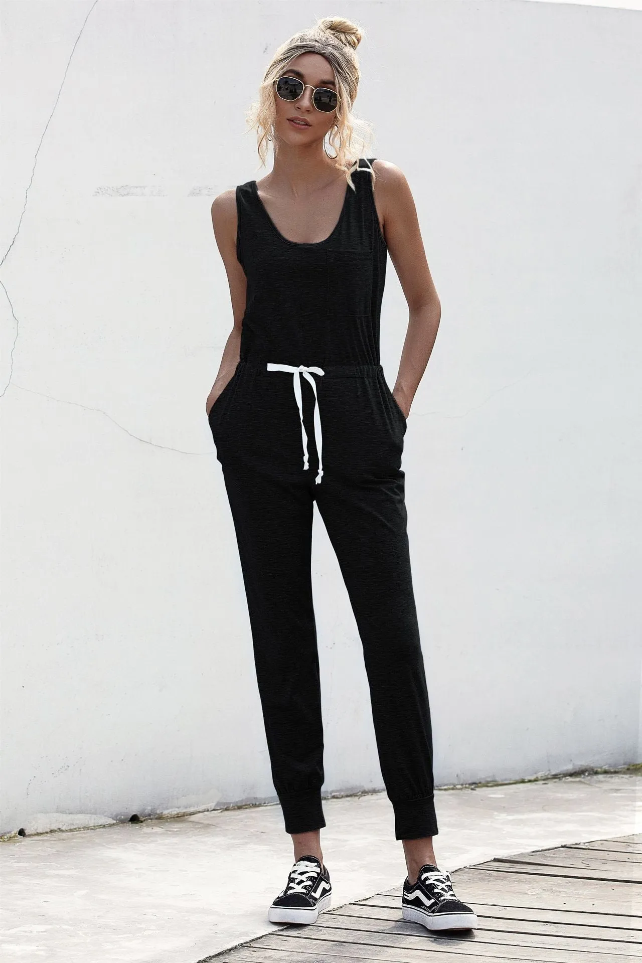 Knot Sleeveless Waist Jumpsuit sold by Gigi Laurent product image thumbnail 3