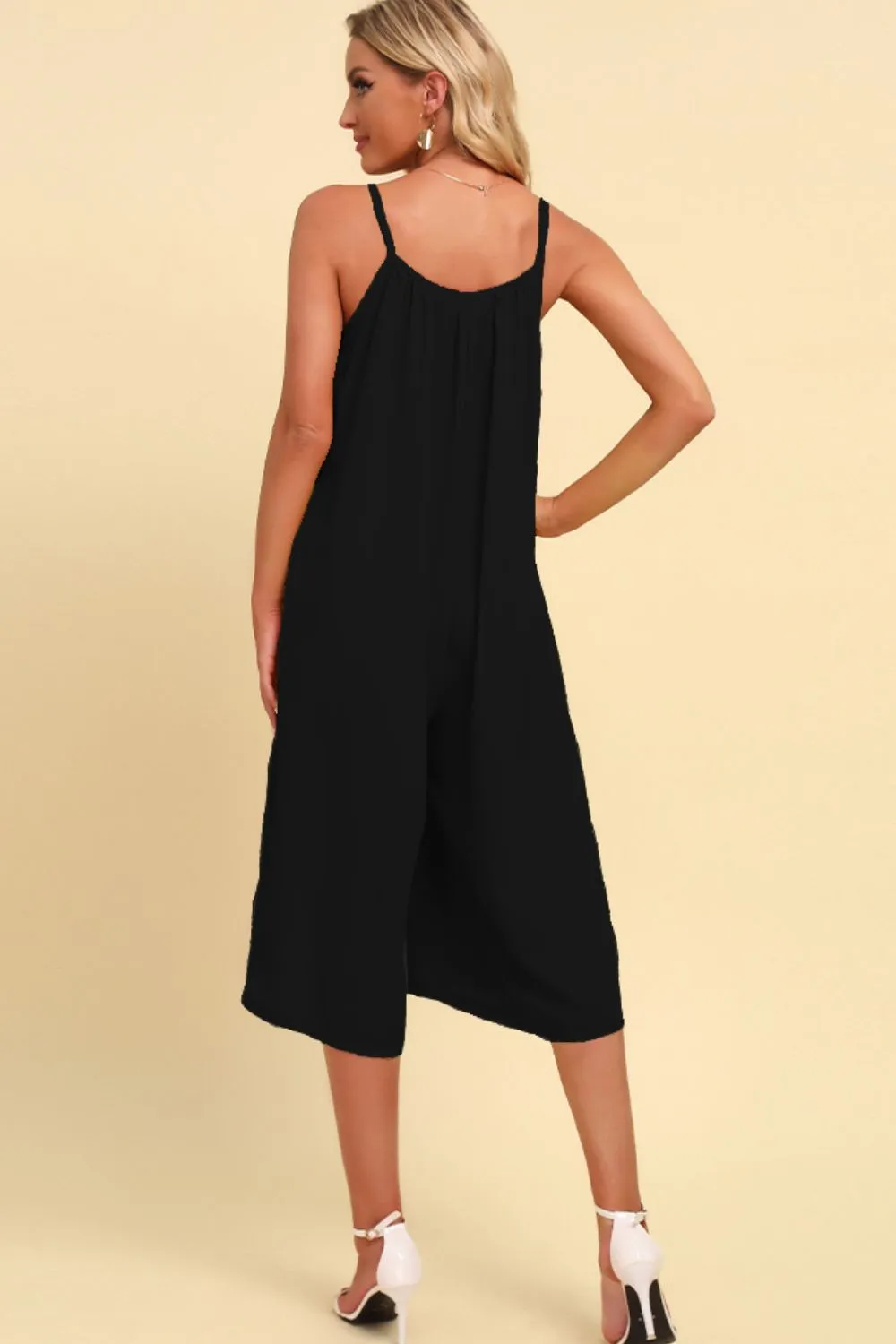 Spaghetti Strap Scoop Neck Jumpsuit sold by Gigi Laurent product image thumbnail 5