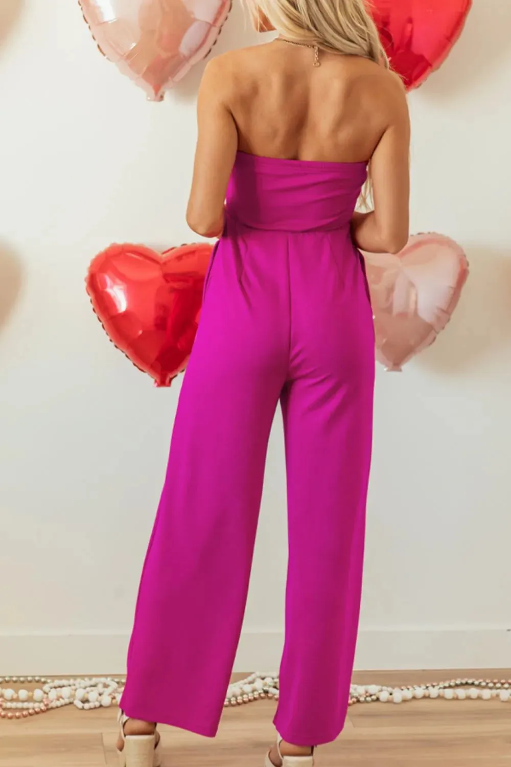 Tied Tube Wide Leg Jumpsuit sold by Gigi Laurent product image thumbnail 2