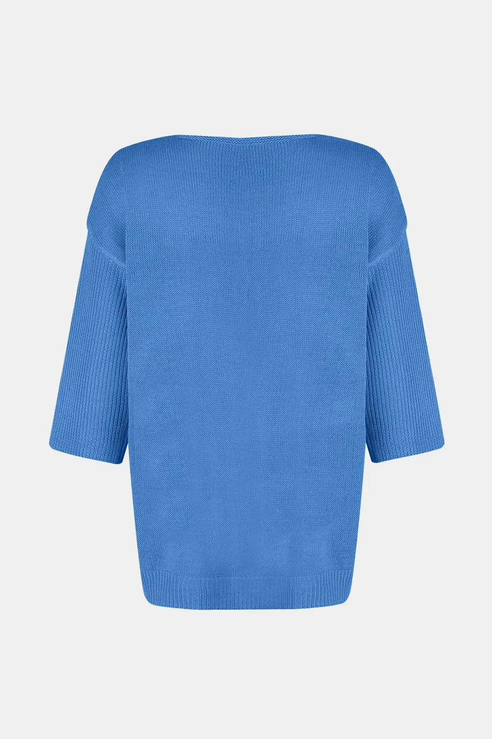 V-Neck Three-Quarter Sleeve Knit Top sold by Gigi Laurent product image thumbnail 3