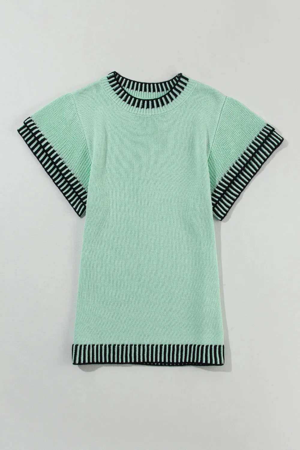 Round Neck Short Sleeve Knit Top sold by Gigi Laurent product image thumbnail 5