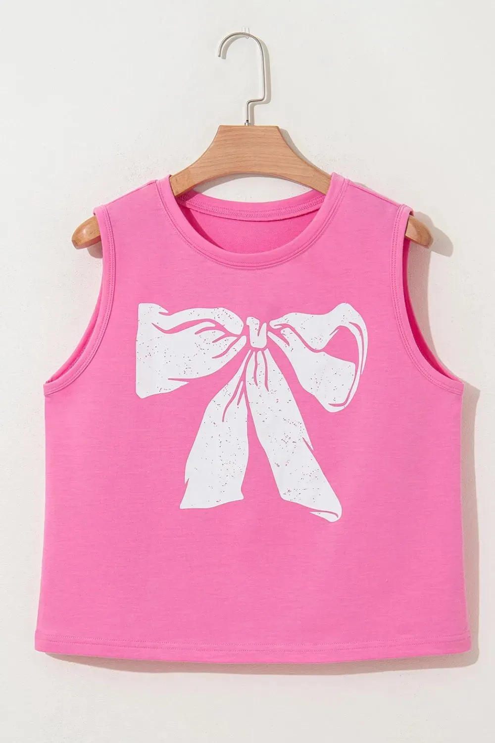 Bow Print Boxy Fit Tank Top sold by Gigi Laurent product image thumbnail 4
