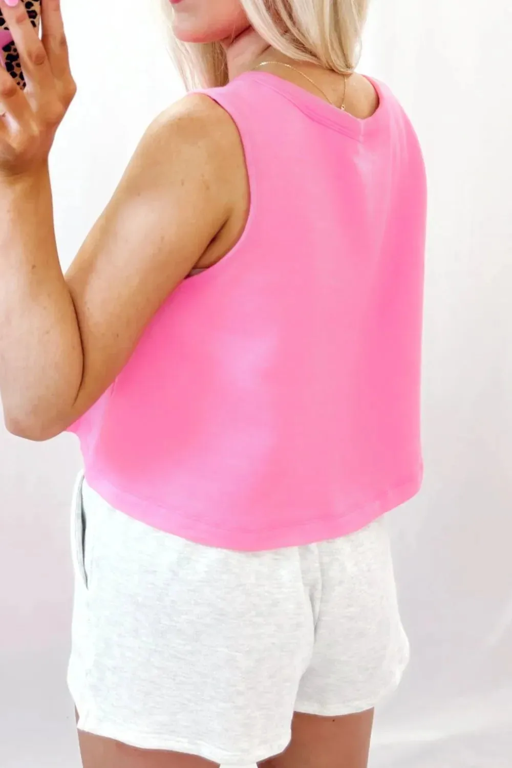 Bow Print Boxy Fit Tank Top sold by Gigi Laurent product image thumbnail 3