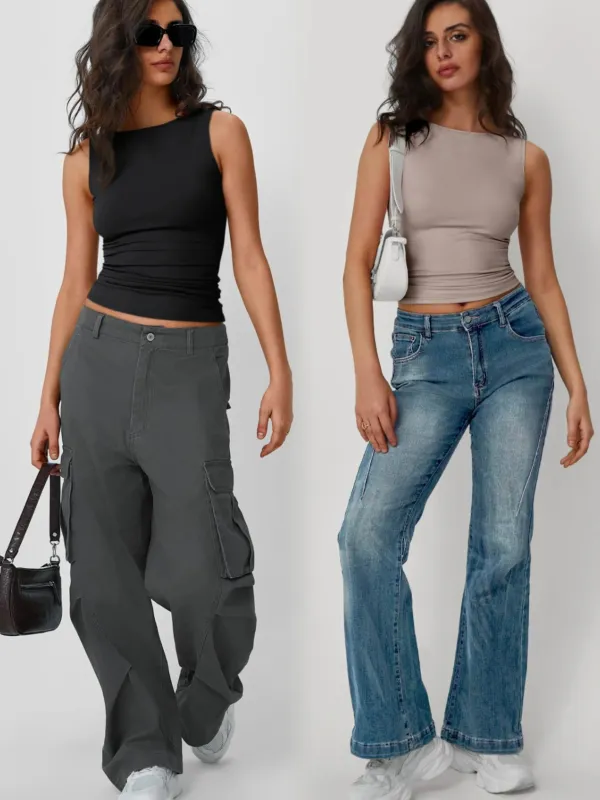 2 Piece Round Neck Tank sold by Gigi Laurent