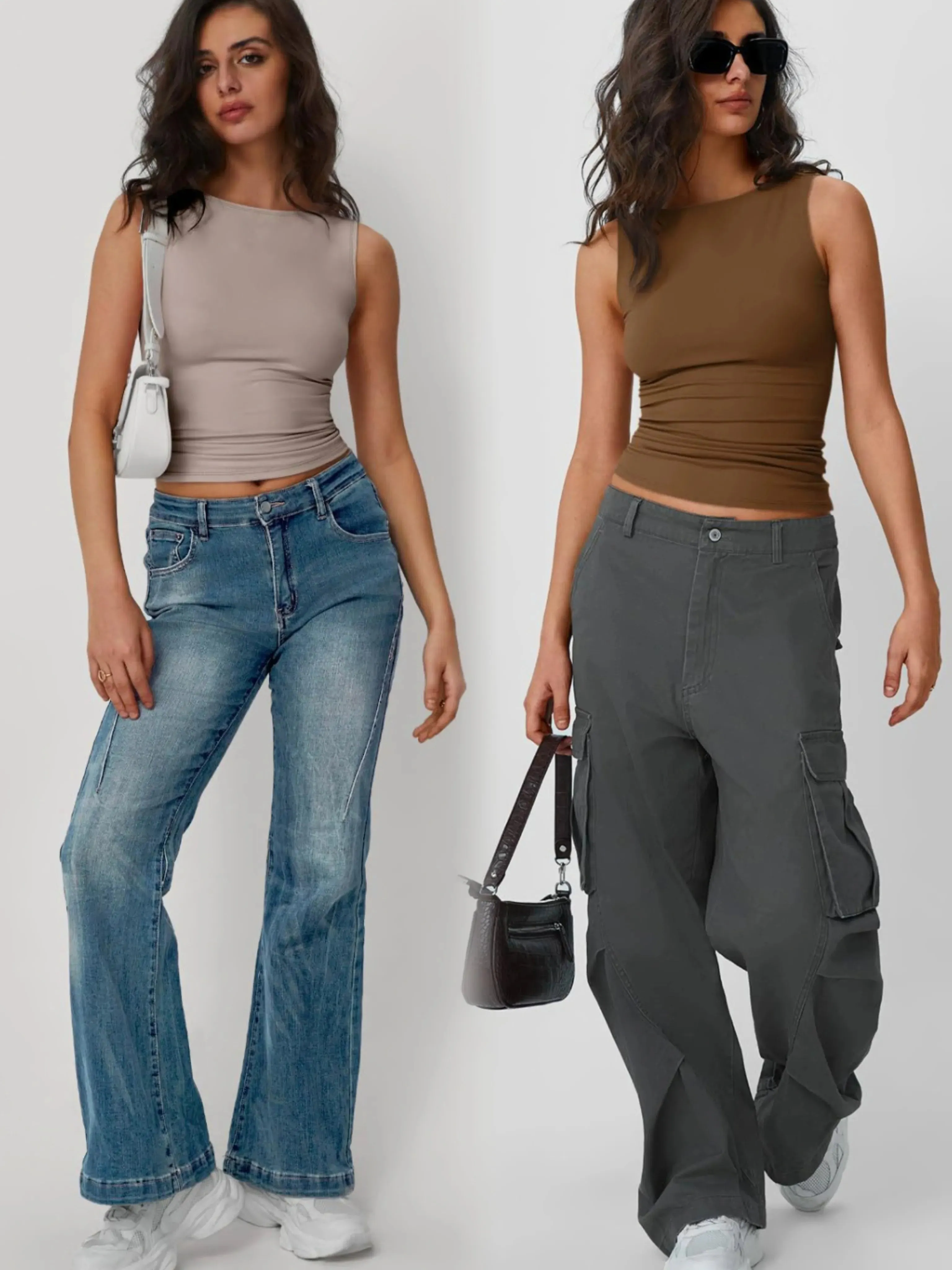 2 Piece Round Neck Tank sold by Gigi Laurent product image thumbnail 4