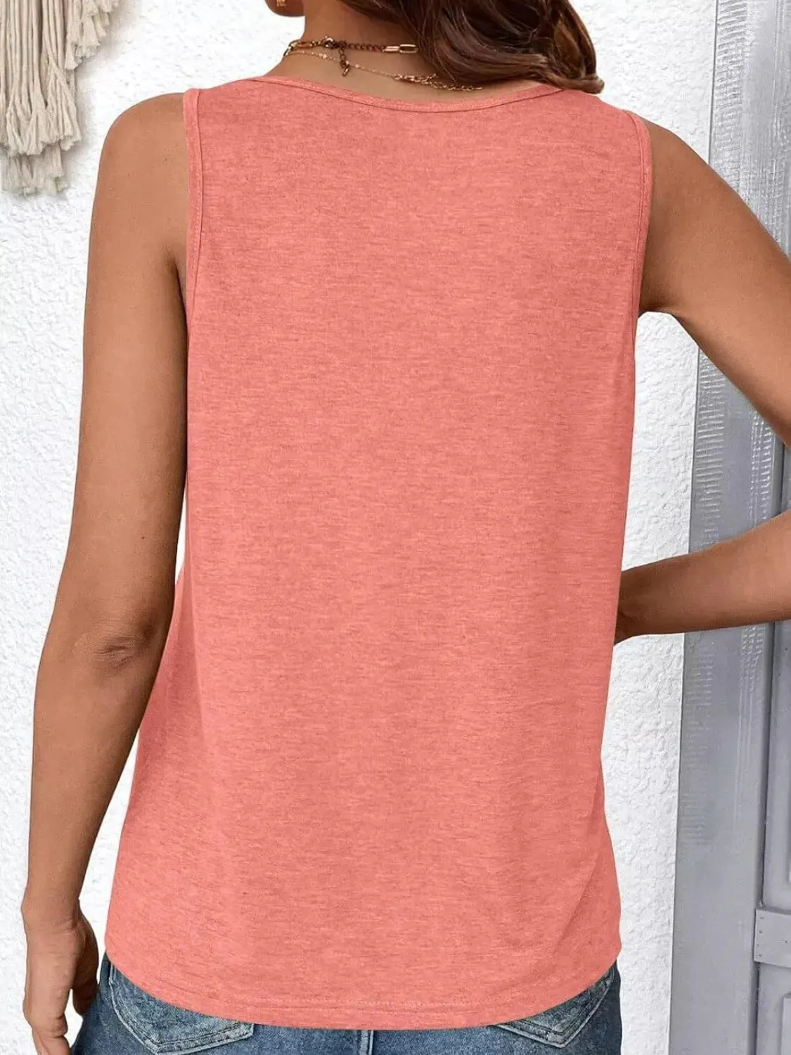 Ruched V-Neck Tank sold by Gigi Laurent product image thumbnail 4