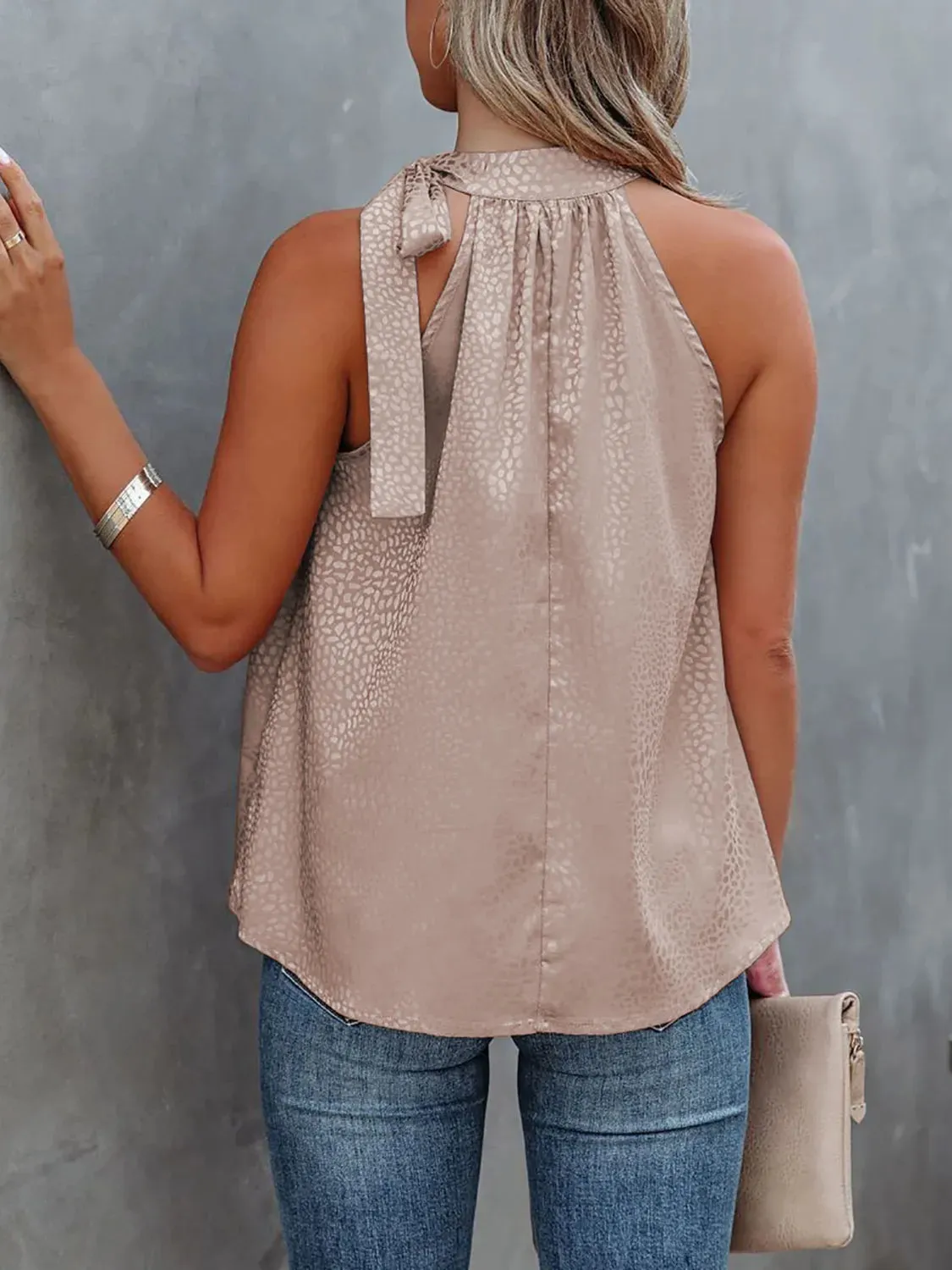 Tied Animal Print Cami sold by Gigi Laurent product image thumbnail 5