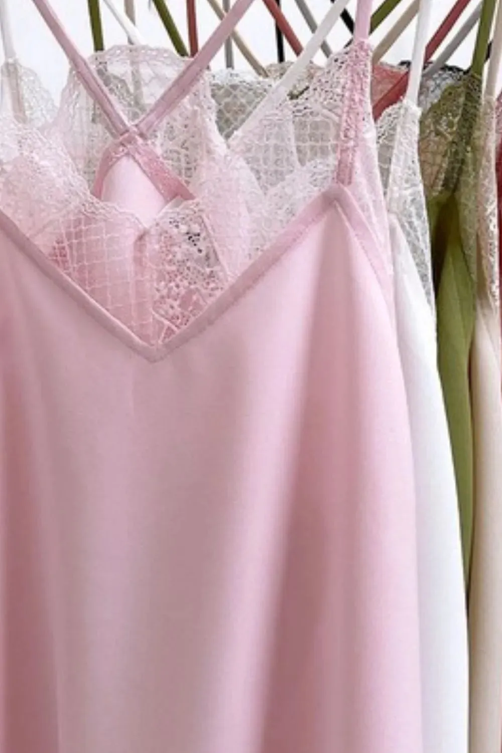 BiBi Lace Cami Solid Tank Top sold by Gigi Laurent product image thumbnail 3