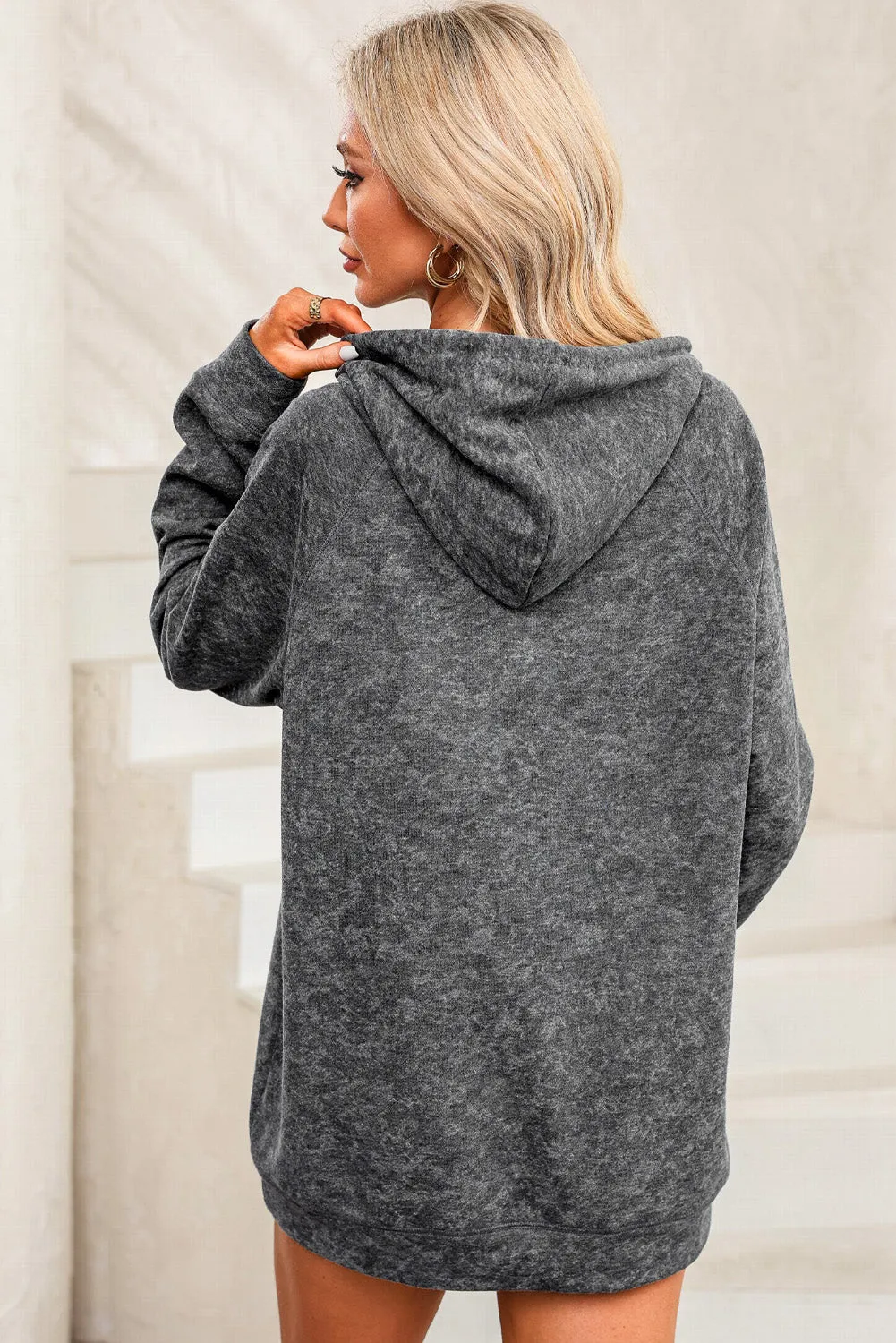 Long Sleeve Front Pocket Hoodie sold by Gigi Laurent product image thumbnail 2