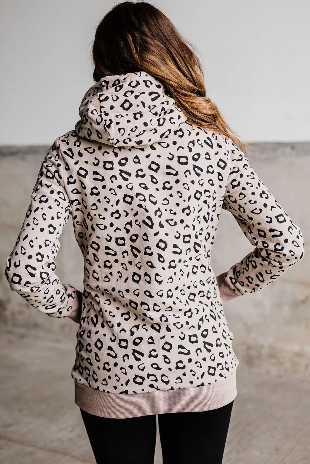 Leopard Print Long Sleeve Hoodie sold by Gigi Laurent product image thumbnail 2