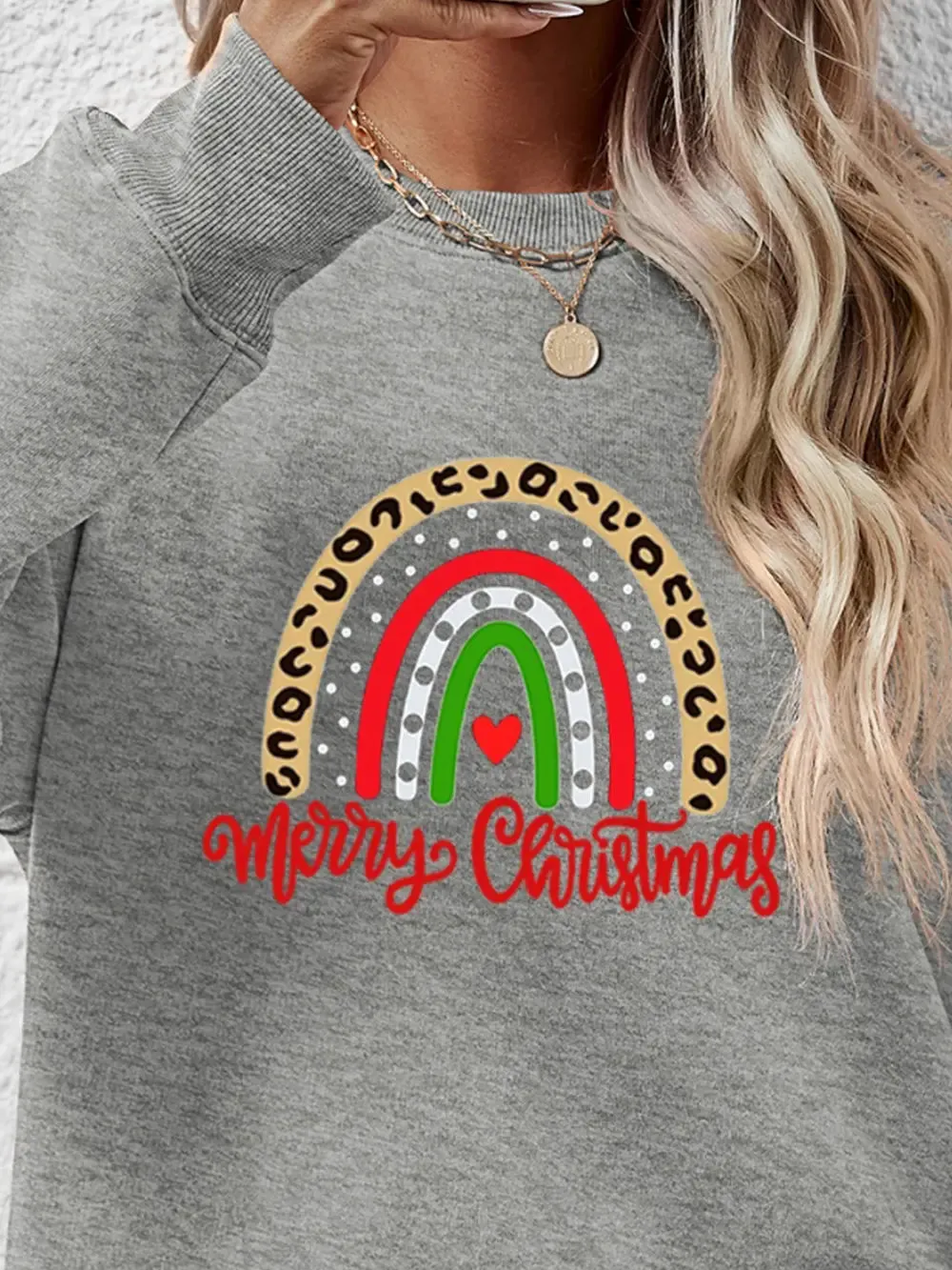 MERRY CHRISTMAS Graphic Sweatshirt sold by Gigi Laurent product image thumbnail 5