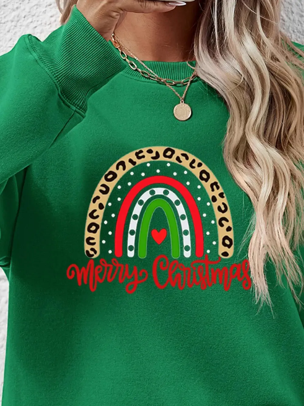 MERRY CHRISTMAS Graphic Sweatshirt sold by Gigi Laurent product image thumbnail 3