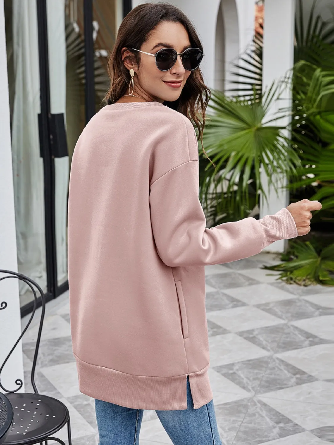 BELIEVE Graphic Tunic Sweatshirt sold by Gigi Laurent product image thumbnail 2