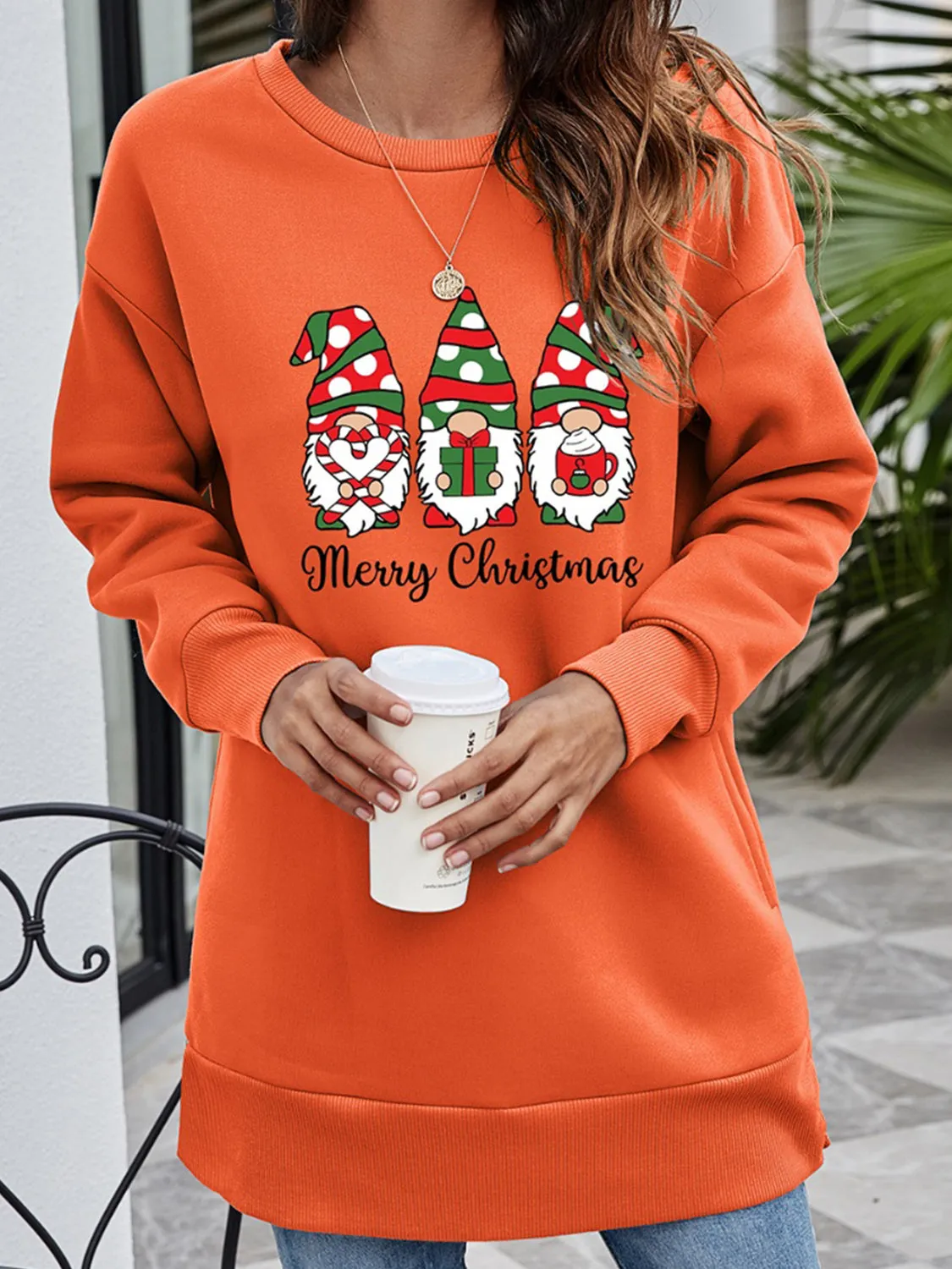 MERRY CHRISTMAS Graphic Sweatshirt sold by Gigi Laurent product image thumbnail 3