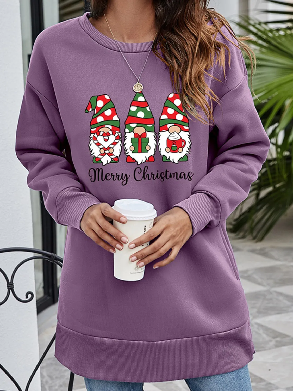 MERRY CHRISTMAS Graphic Sweatshirt sold by Gigi Laurent product image thumbnail 5