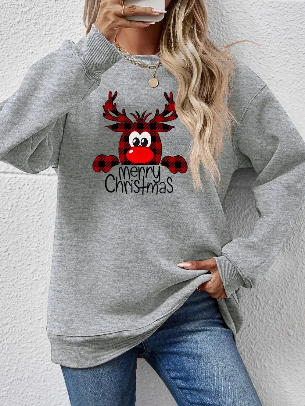 MERRY CHRISTMAS Graphic Sweatshirt sold by Gigi Laurent