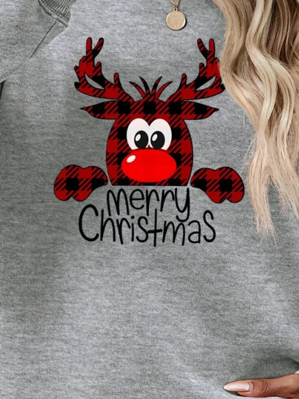 MERRY CHRISTMAS Graphic Sweatshirt sold by Gigi Laurent product image thumbnail 3
