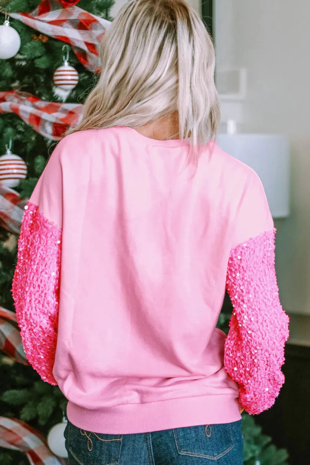 Sequin Nutcracker Dropped Shoulder Sweatshirt sold by Gigi Laurent product image thumbnail 2
