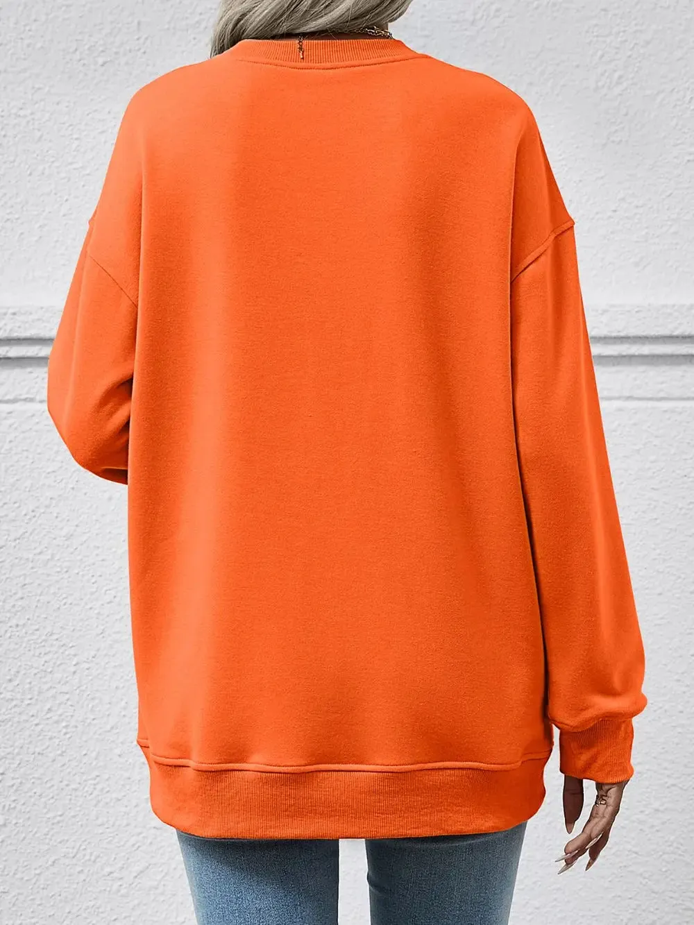 Round Neck Long Sleeve Sweatshirt sold by Gigi Laurent product image thumbnail 2