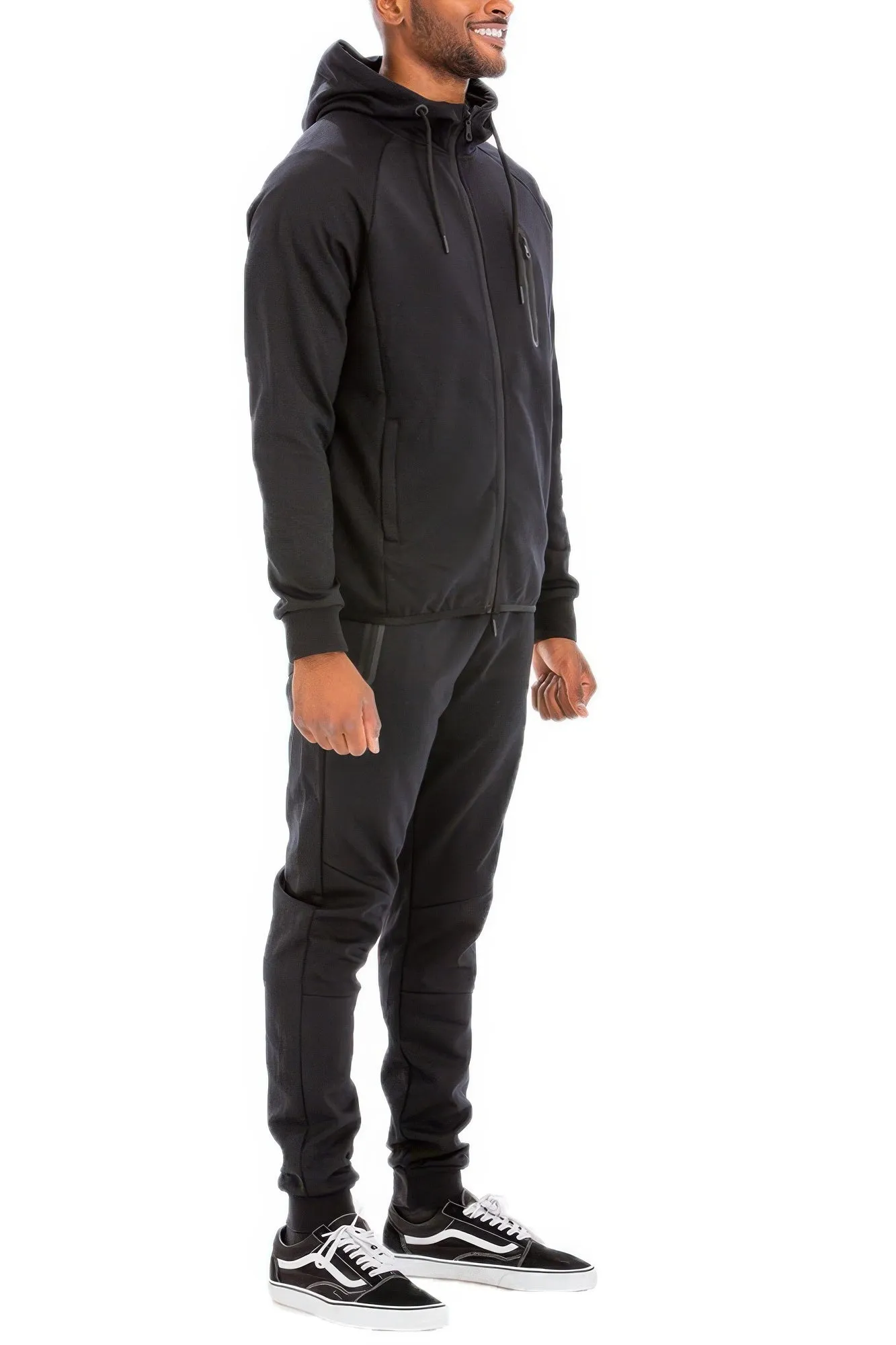 Men's Full Solid Color Track Set sold by Gigi Laurent product image thumbnail 3