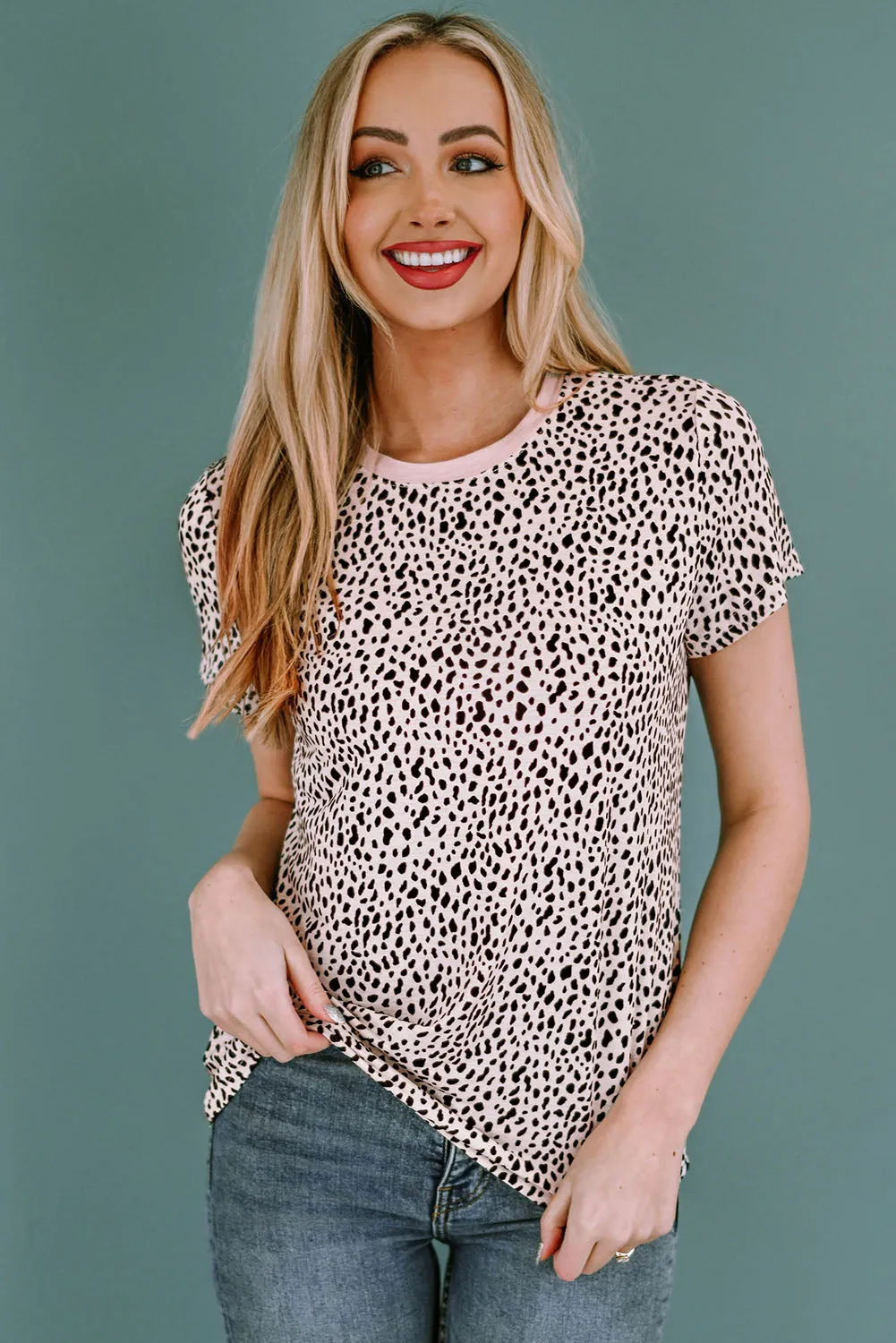 Animal Print Round Neck Tee sold by Gigi Laurent