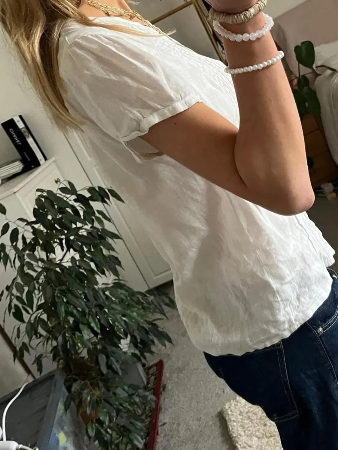 Button Down Short Sleeve Shirt sold by Gigi Laurent product image thumbnail 2