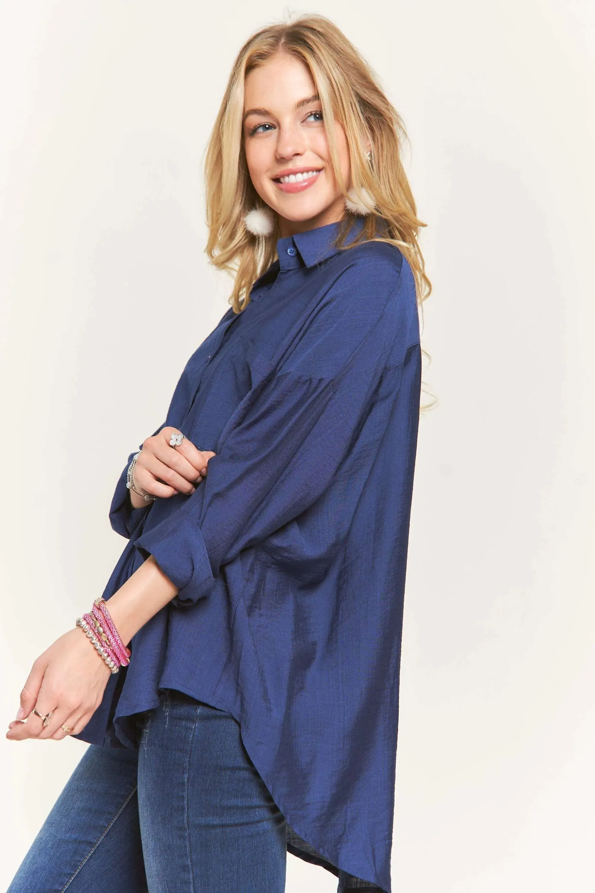 ADORA Button Down Linen Shirt sold by Gigi Laurent product image thumbnail 4