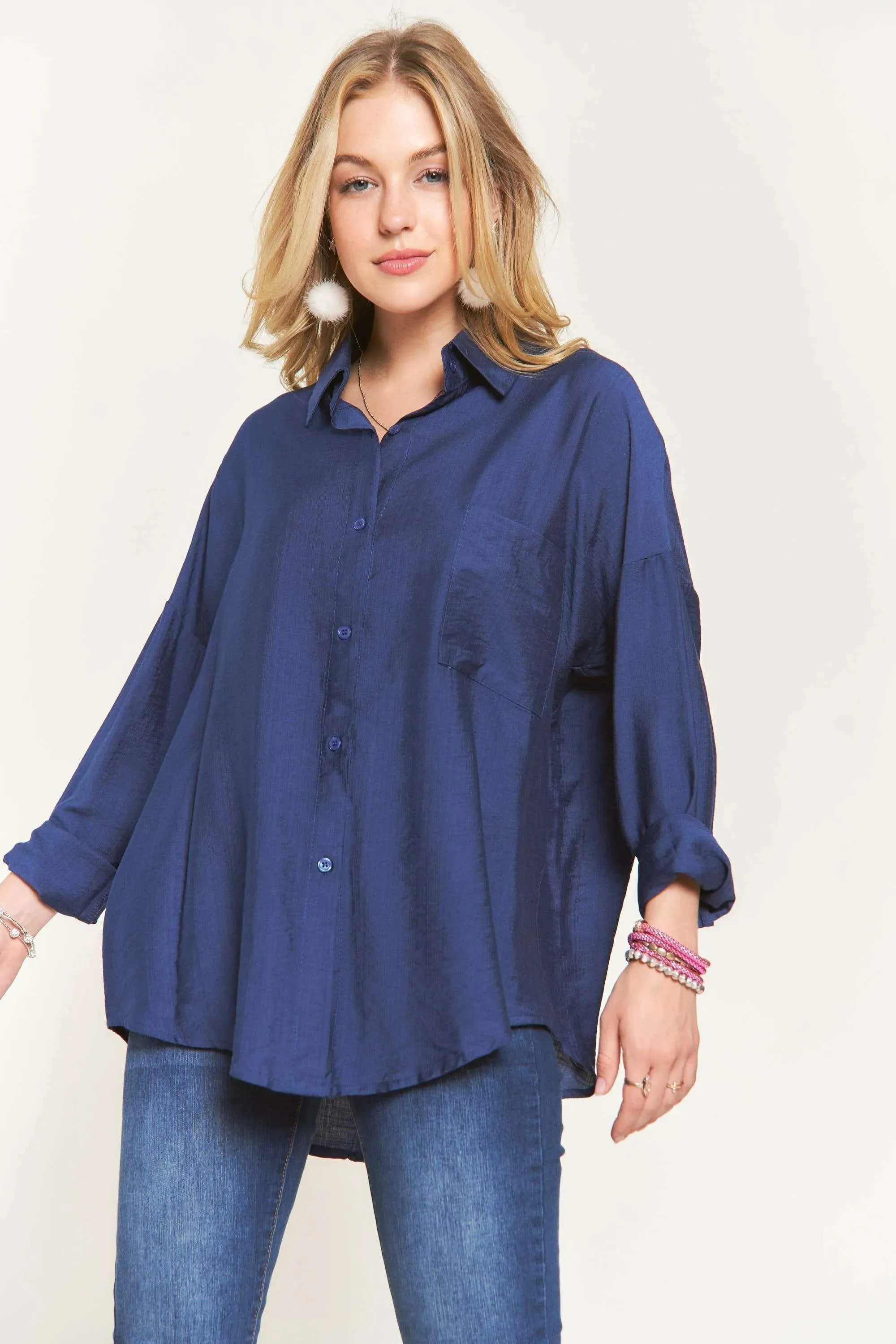 ADORA Button Down Linen Shirt sold by Gigi Laurent product image thumbnail 2