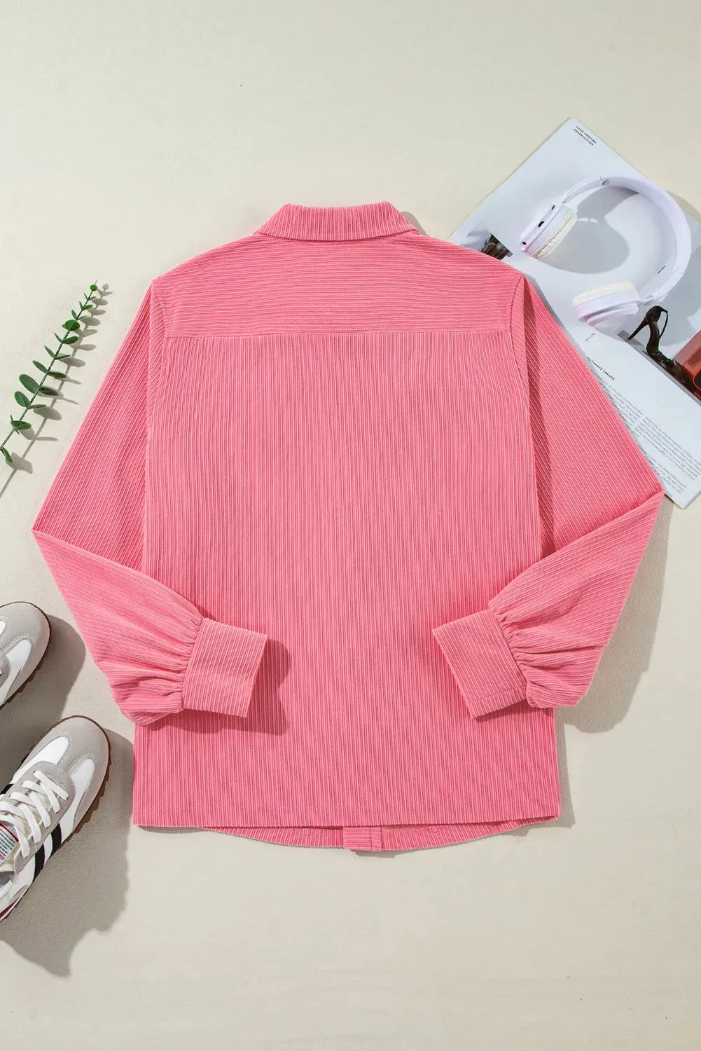 Collared Neck Long Sleeve Shirt sold by Gigi Laurent product image thumbnail 4