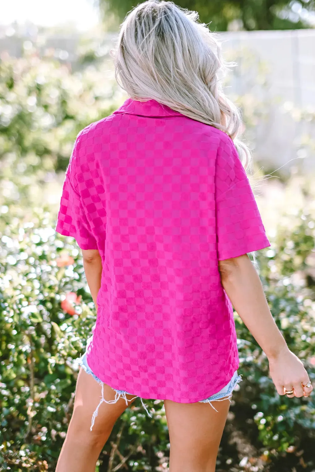 Button Up Dropped Shoulder Shirt sold by Gigi Laurent product image thumbnail 4