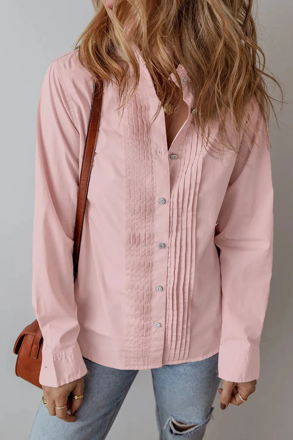 Button Up Long Sleeve Shirt sold by Gigi Laurent product image thumbnail 3