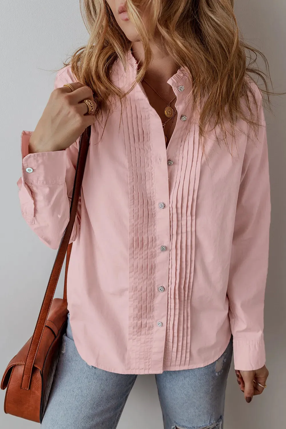 Button Up Long Sleeve Shirt sold by Gigi Laurent product image thumbnail 5