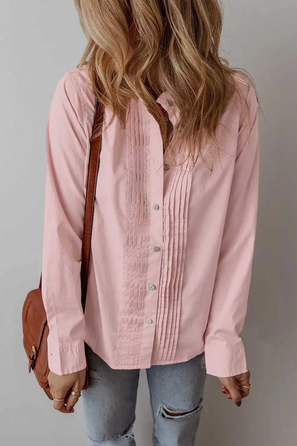 Button Up Long Sleeve Shirt sold by Gigi Laurent product image thumbnail 4