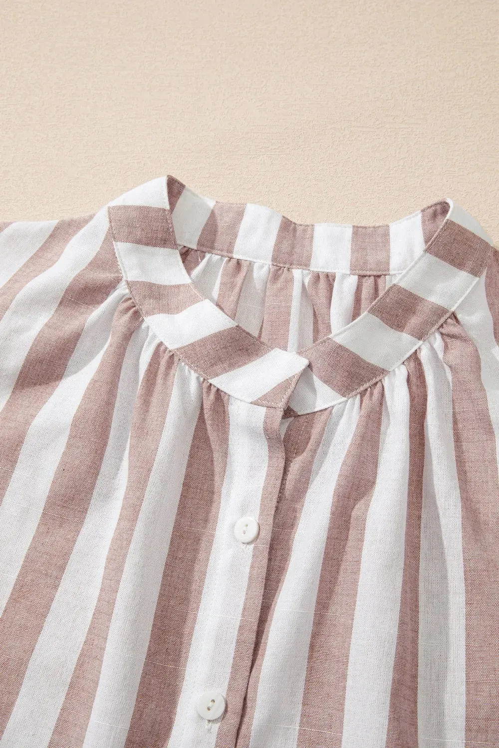 Stripe Button Down Sleeveless Shirt sold by Gigi Laurent product image thumbnail 5