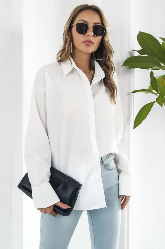 Dropped Shoulder Longline Shirt sold by Gigi Laurent