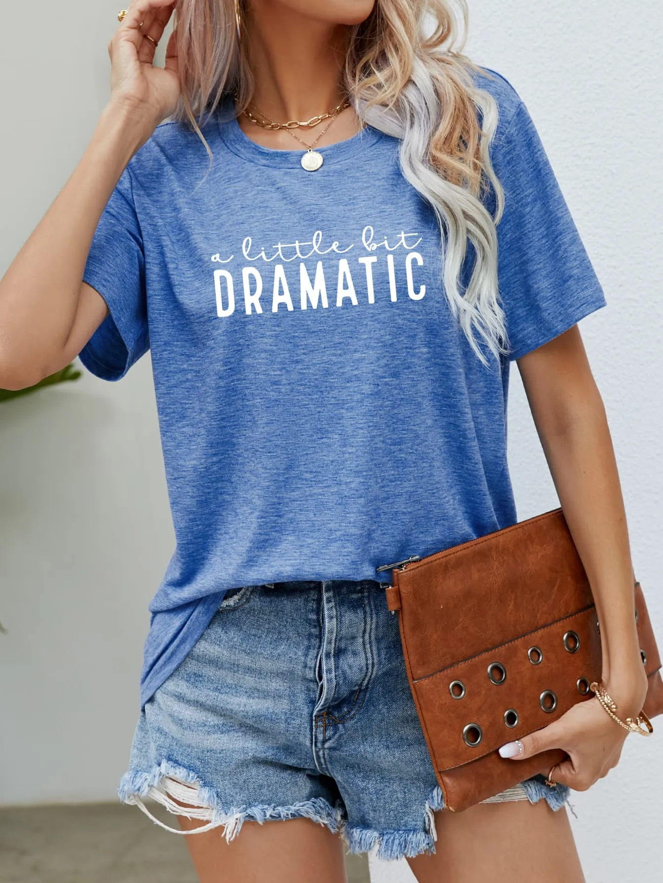 A LITTLE BIT DRAMATIC Graphic Tee sold by Gigi Laurent