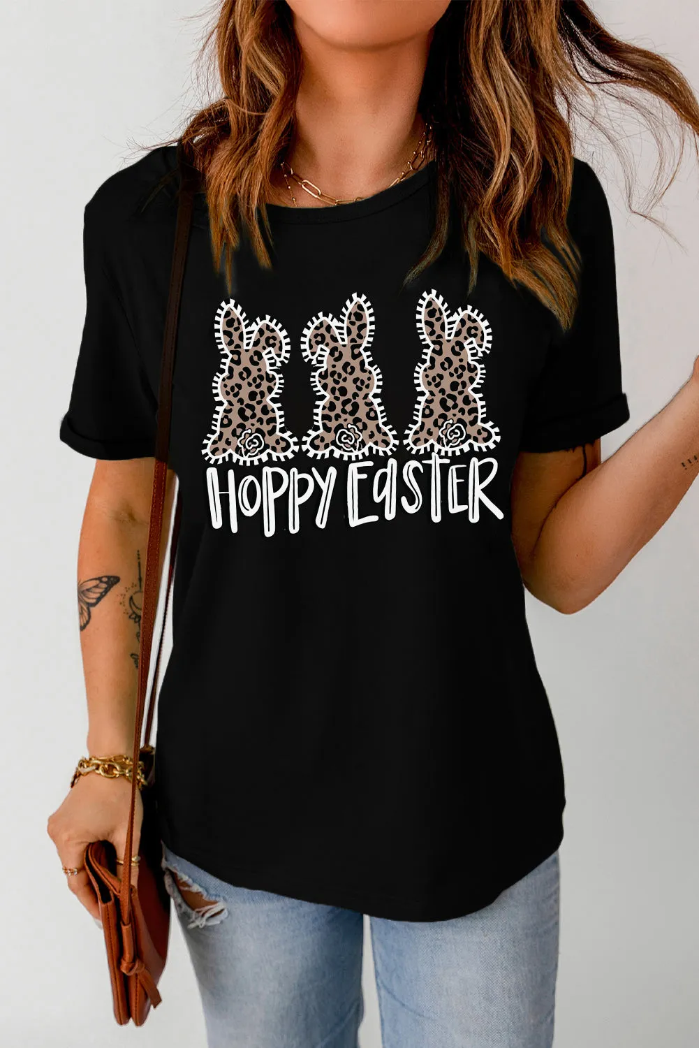 HOPPY EASTER Graphic Tee Shirt sold by Gigi Laurent product image thumbnail 3