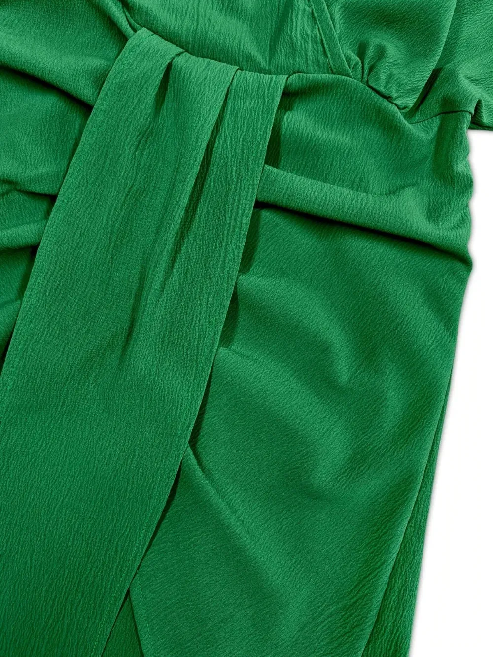 Ruched Surplice Half Sleeve Mini Dress sold by Gigi Laurent product image thumbnail 5