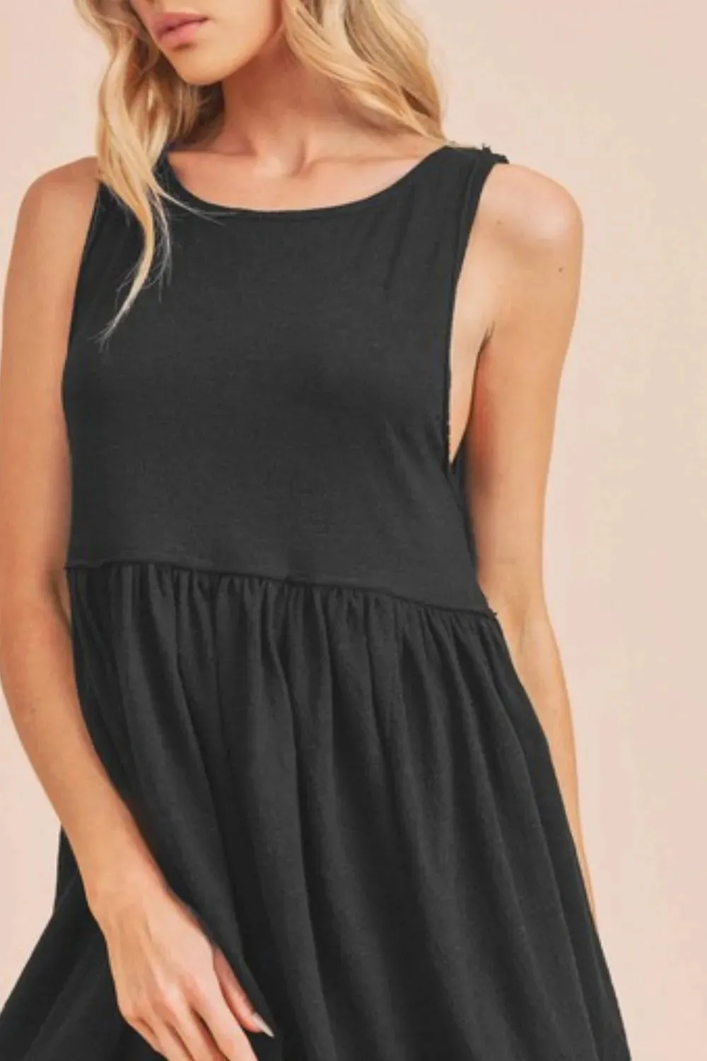 Aemi + Co Round Neck Mini Tank Dress sold by Gigi Laurent product image thumbnail 3