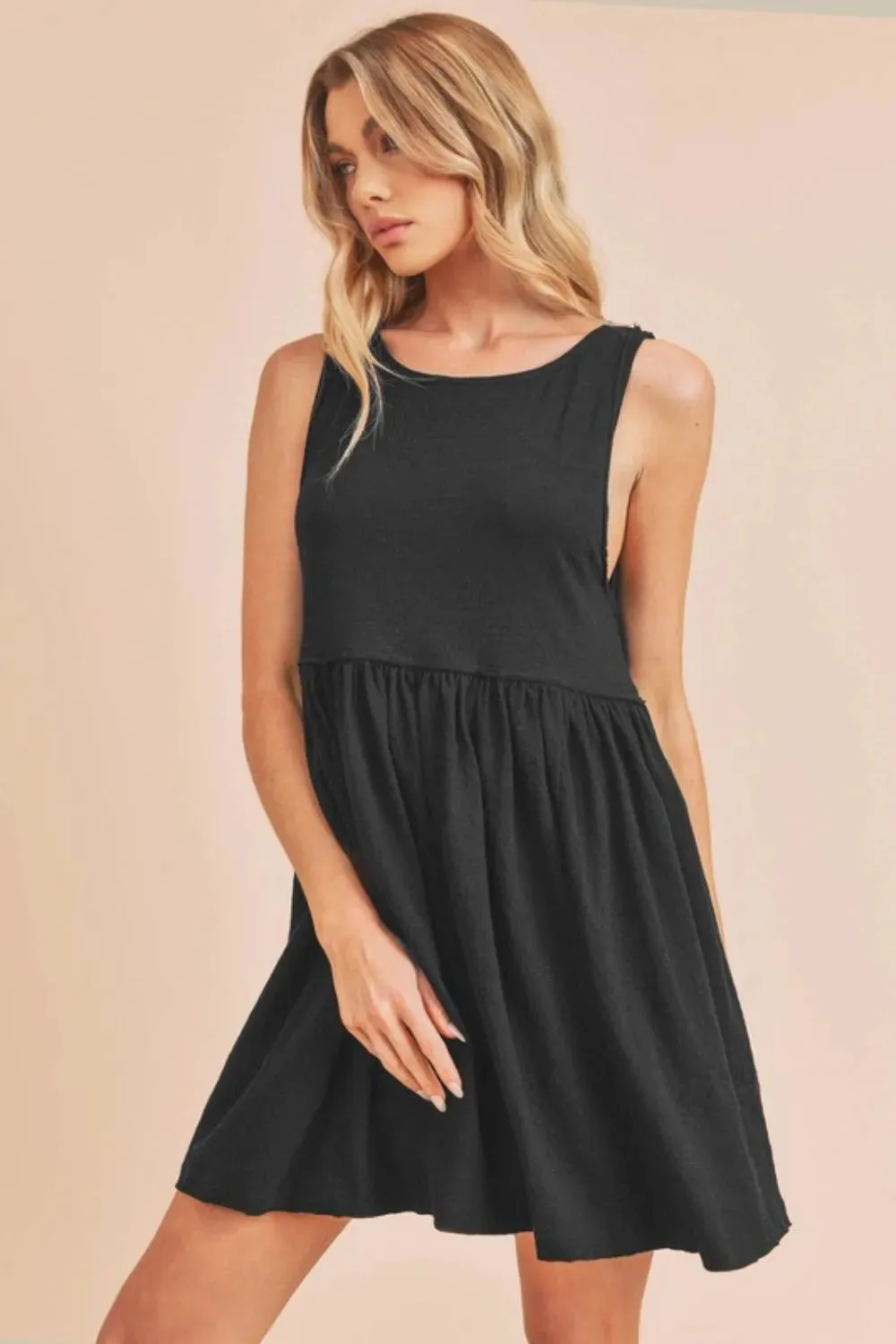 Aemi + Co Round Neck Mini Tank Dress sold by Gigi Laurent