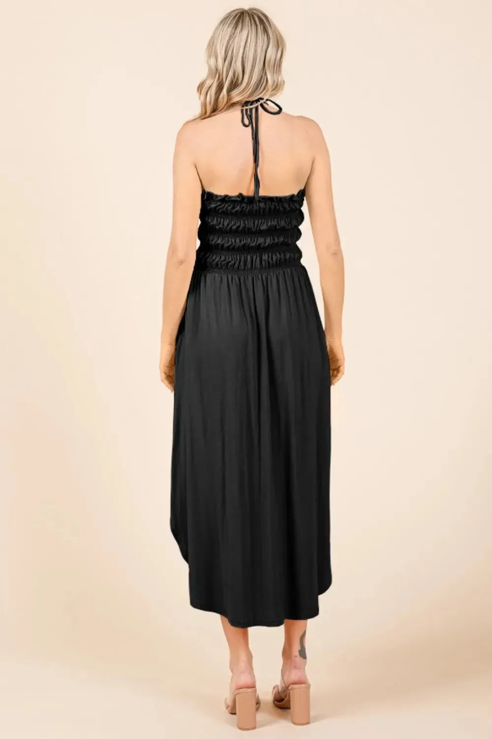 Culture Code Tie Back Shirring Dress with Pockets sold by Gigi Laurent product image thumbnail 2