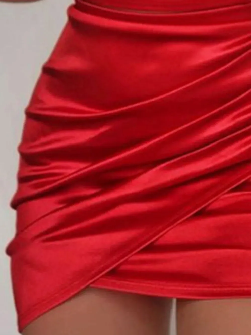 Ruched Spaghetti strap Wrap Dress sold by Gigi Laurent product image thumbnail 3