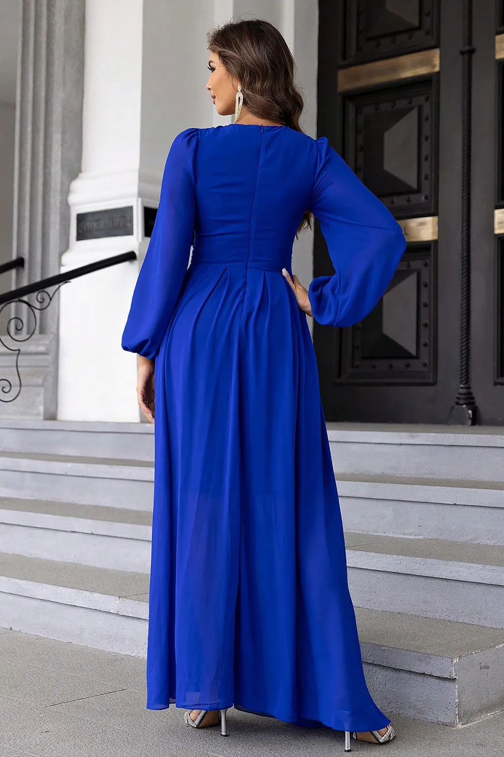 Twist Front Cutout Long Sleeve Dress sold by Gigi Laurent product image thumbnail 2