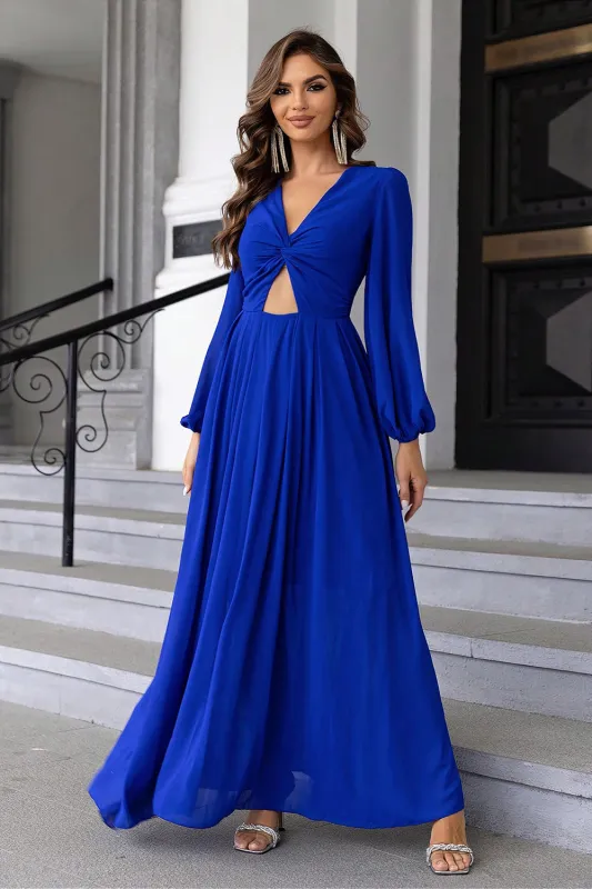 Twist Front Cutout Long Sleeve Dress sold by Gigi Laurent