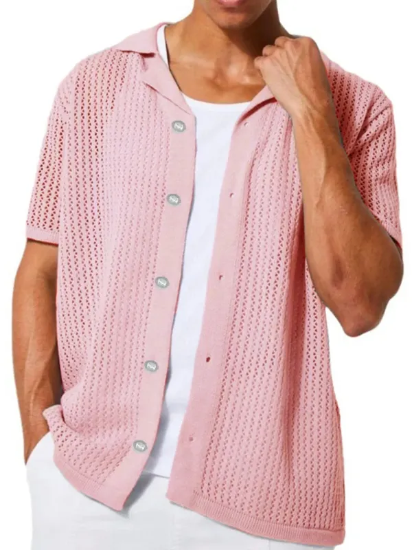 Men's Full Size Button Down Short Sleeve Shirt Plus Size sold by Gigi Laurent